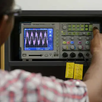 electronic and electrical engineering student on placement