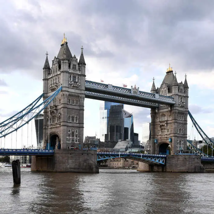 View of Tower Bridge in London