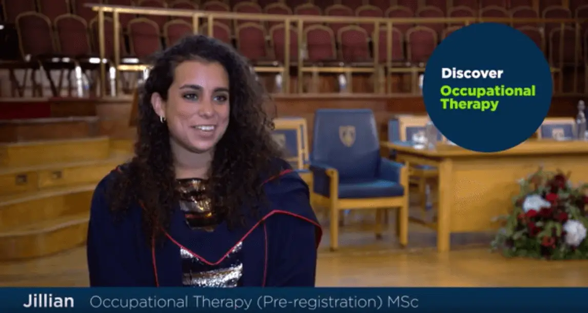 Brunel Occupational Therapy alumna Jillian on her graduation day