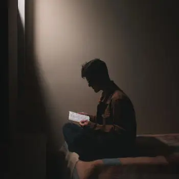 woman reading