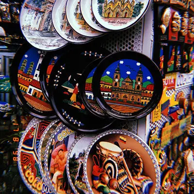 Street market in Colombia